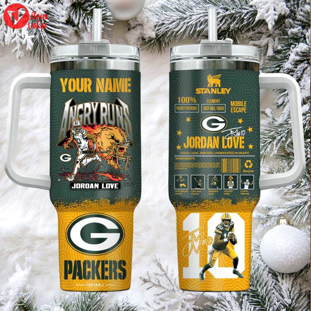 Gb packers ultimate football fan custom stanley game day stainless steel tumbler 40oz or 30oz with handle