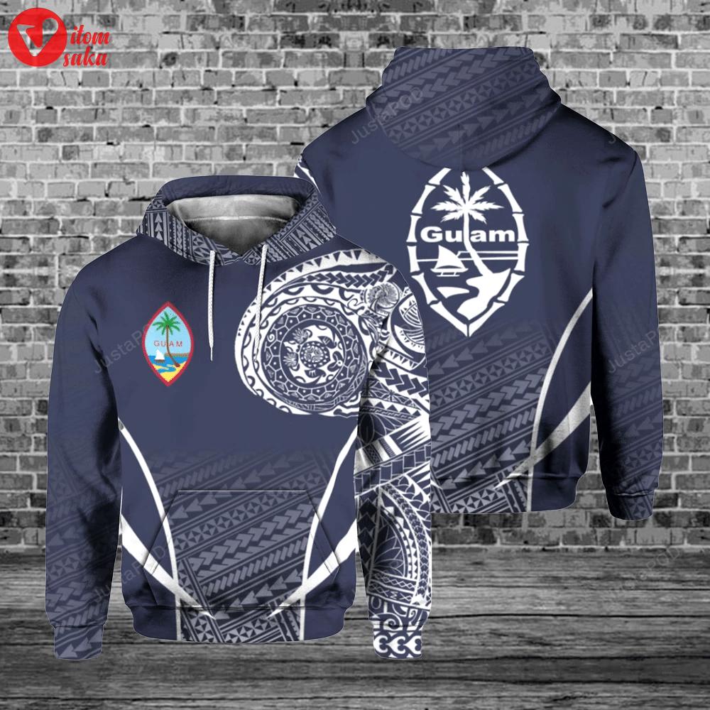 Guam 3d all over printed hoodie, zip- up hoodie