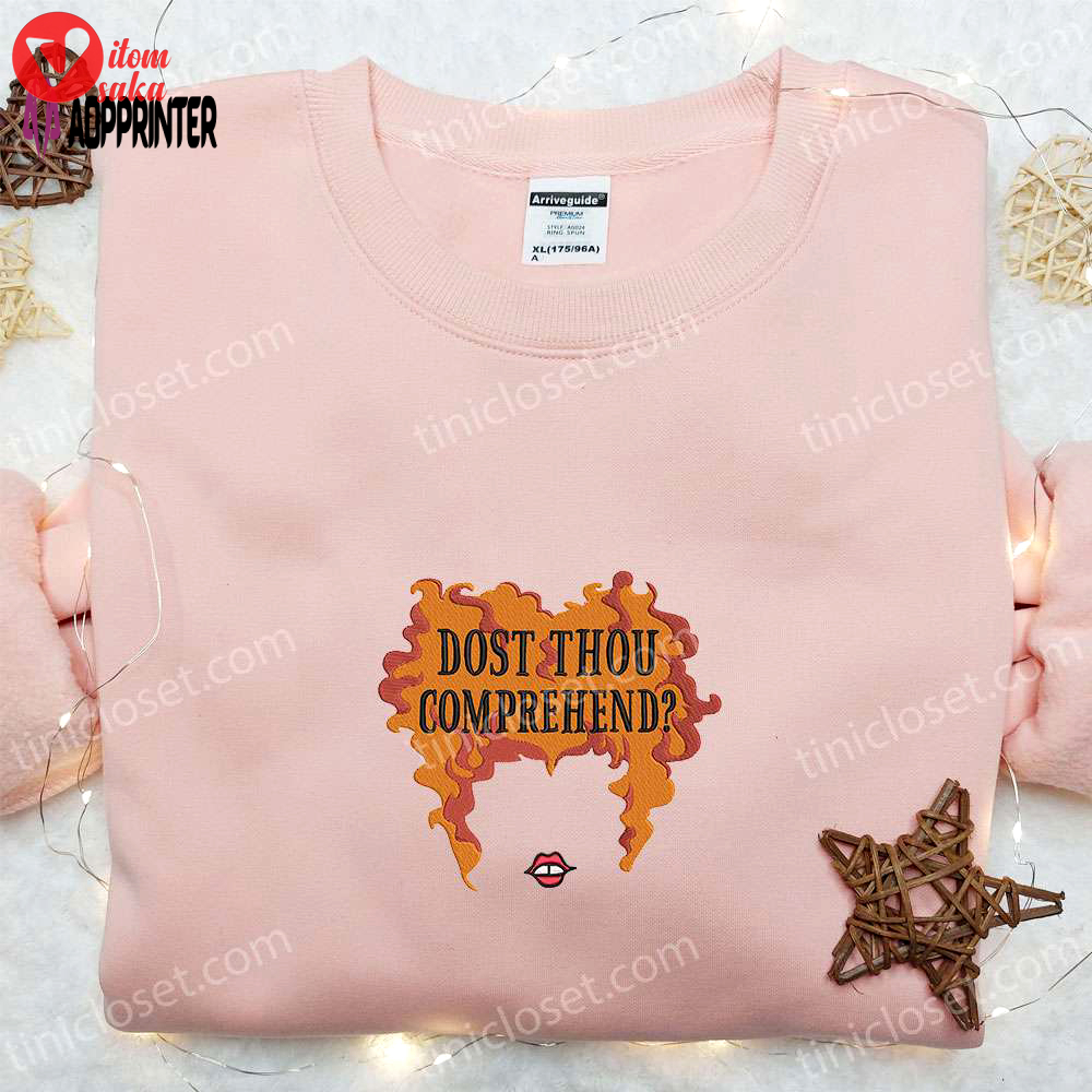 Halloween winifred sanderson embroidered shirt disney s best gift for halloween lovers