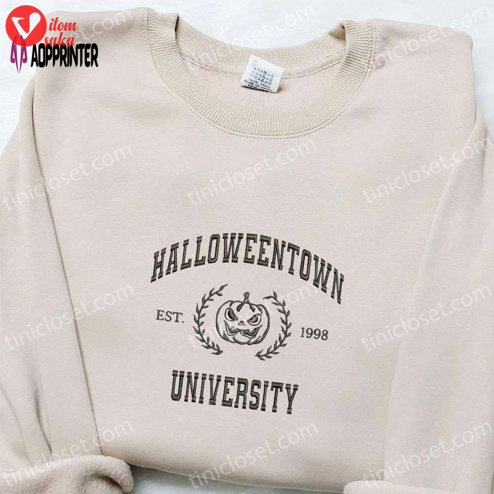 Halloweentown est 1998 vintage embroidered shirt: perfect gift for halloween lovers!