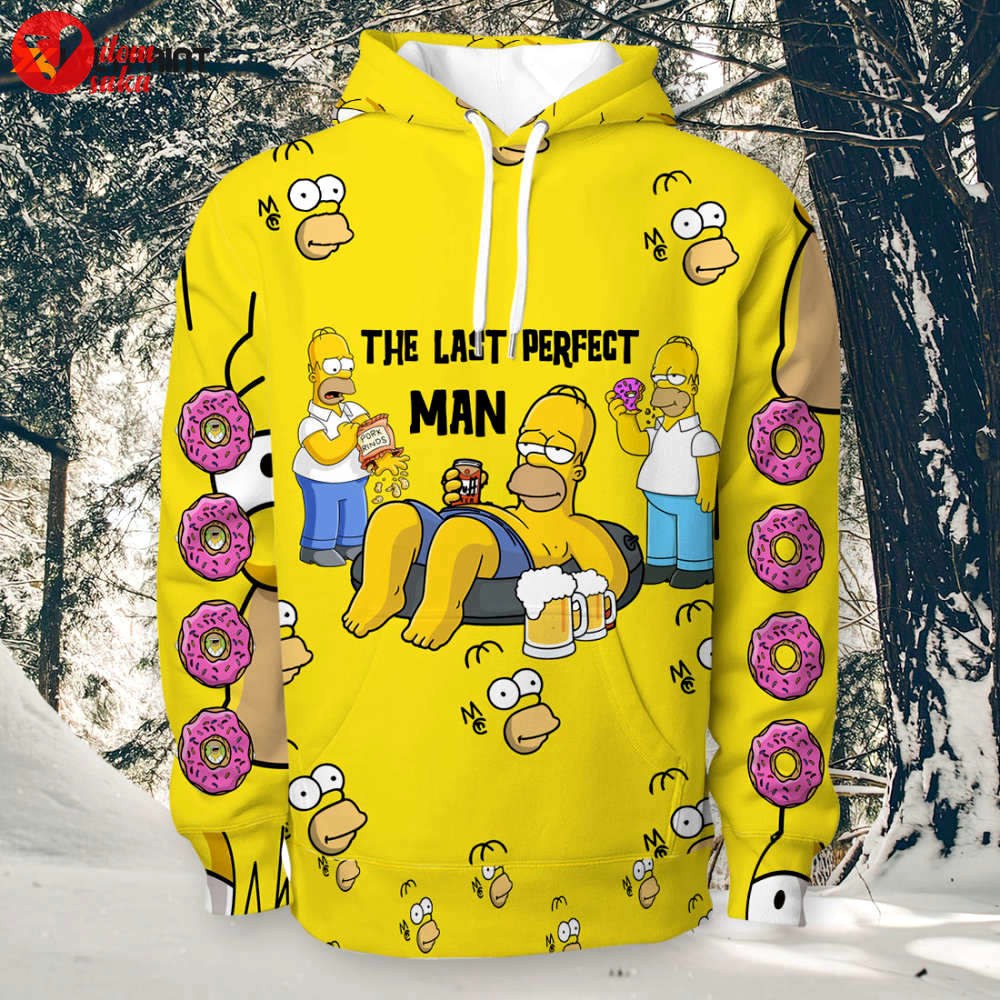 Hoodie cartoon 3d homer simpson character 3d hoodie
