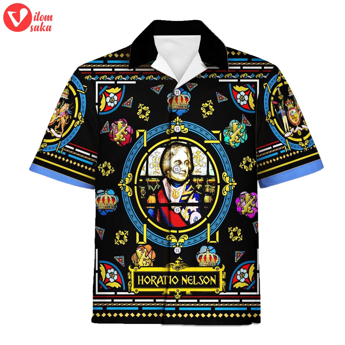 Horatio nelson 1st viscount nelson hawaiian shirt 3d shirt for unisex – stormmerch exclusive