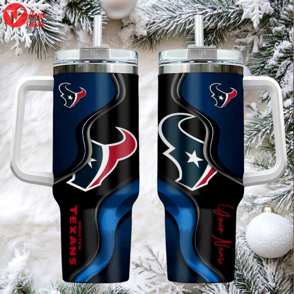 Hou texans football custom stanley cup 40 oz 30 oz tumbler with handle ver 2