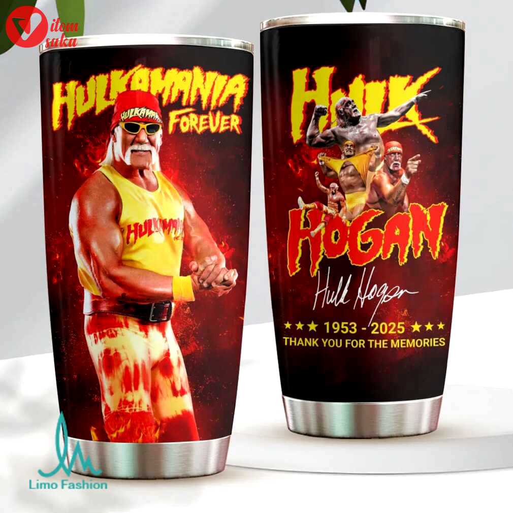 Hulk hogan hulkamania forever 20oz stainless steel tribute tumbler