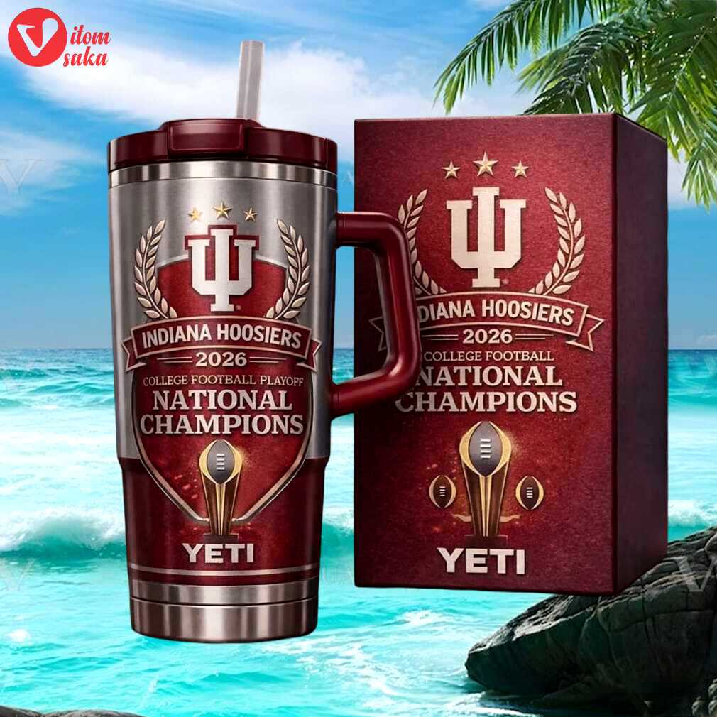 Indiana hoosiers 2026 cfp national champions commemorative yeti tumbler