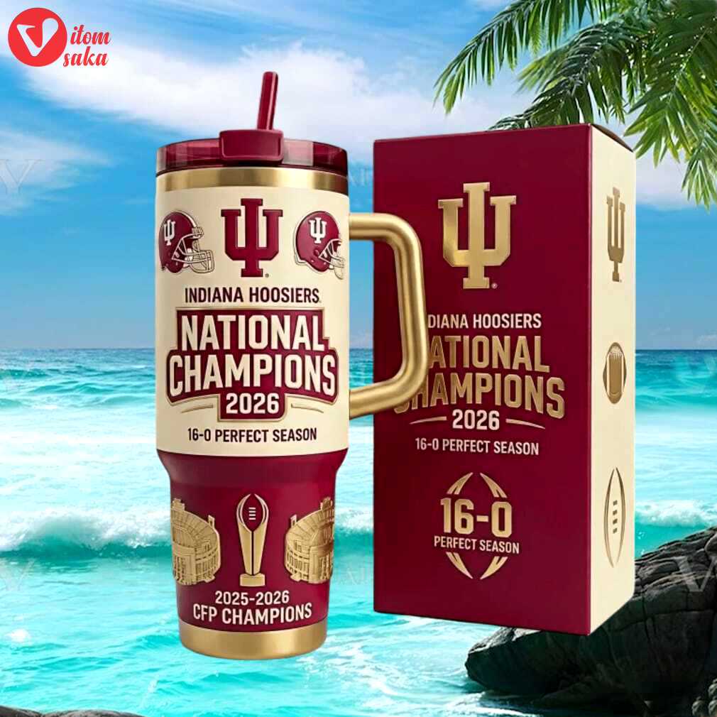 Indiana hoosiers 2026 national champions 16 0 perfect season yeti tumbler