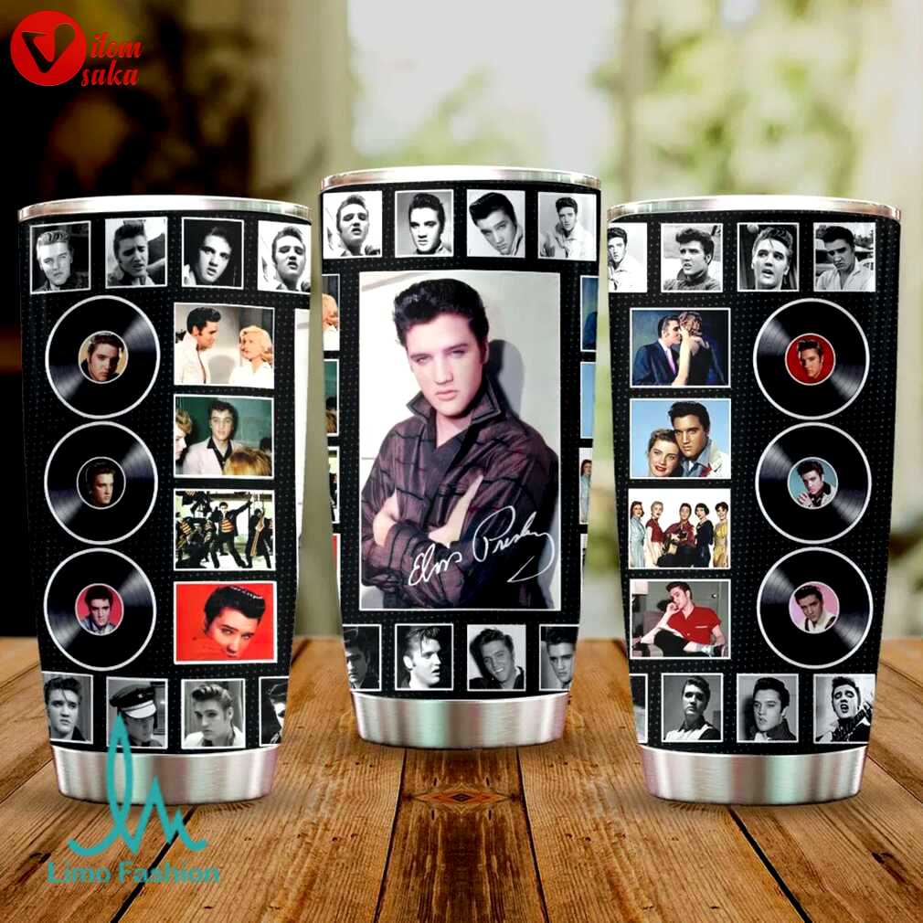 Insulated stainless steel elvis presley tumbler