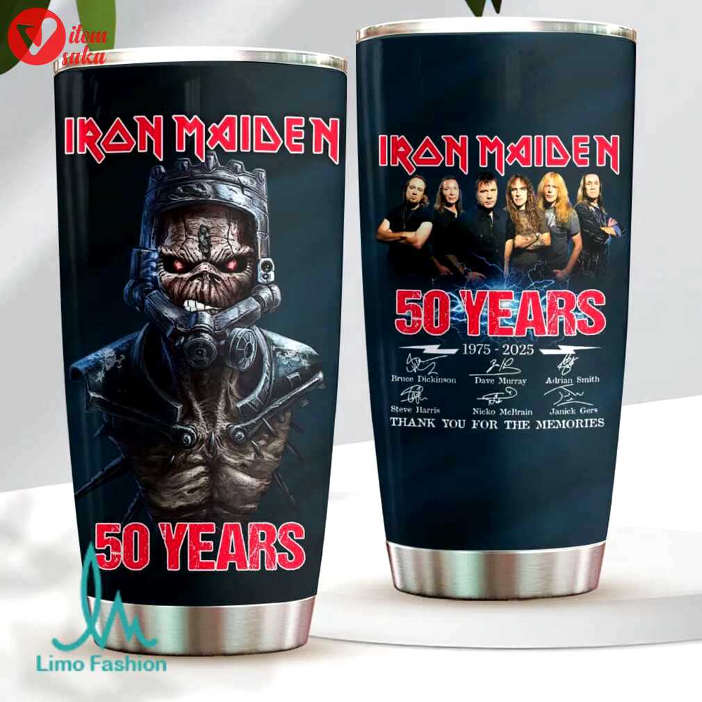 Iron maiden the final frontier 20oz stainless steel tumbler