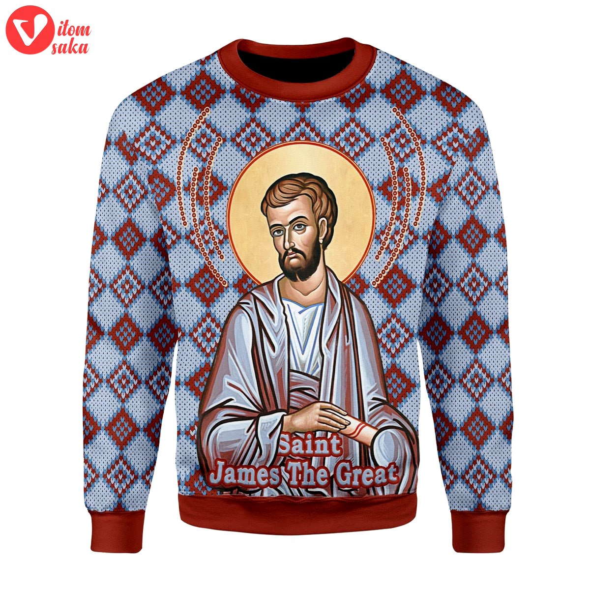 James the great christmas sweater – stormmerch exclusive