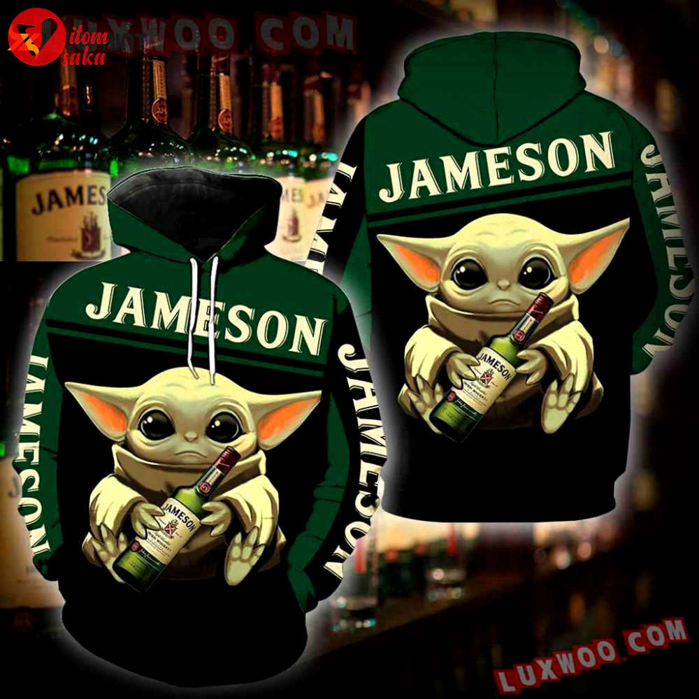 Jameson baby yoda 3d all over print hoodie, zip hoodie