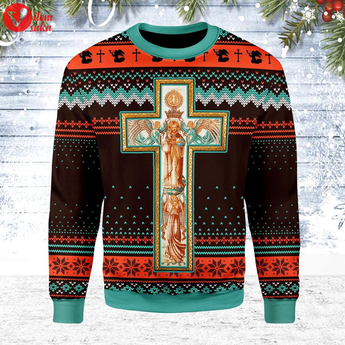 Jesus christmas sweater – stormmerch exclusive