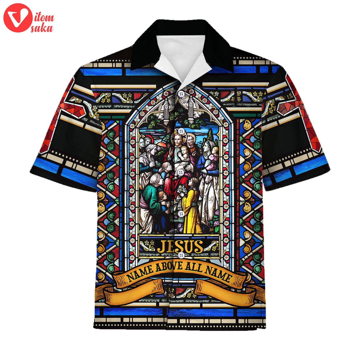 Jesus name above all name christianity religion hawaiian shirt – stormmerch exclusive