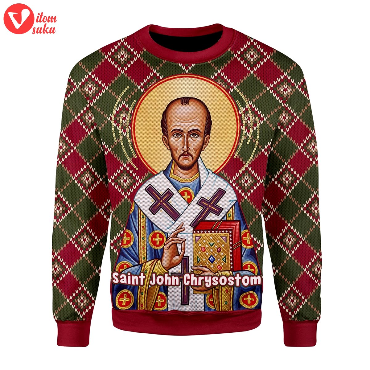 John the apostle christmas sweater – stormmerch exclusive