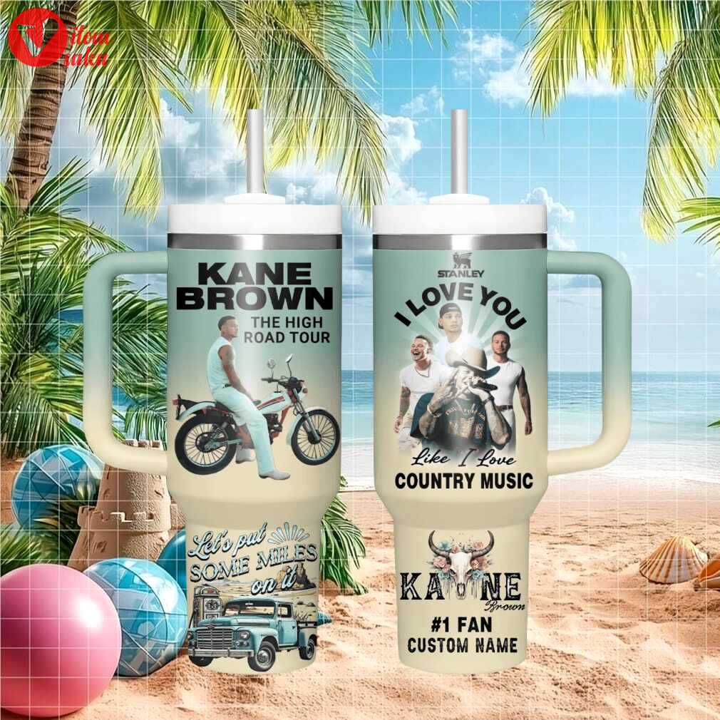 Kane brown the high road tour 2024 country music fan gift stainless steel insulated tumbler
