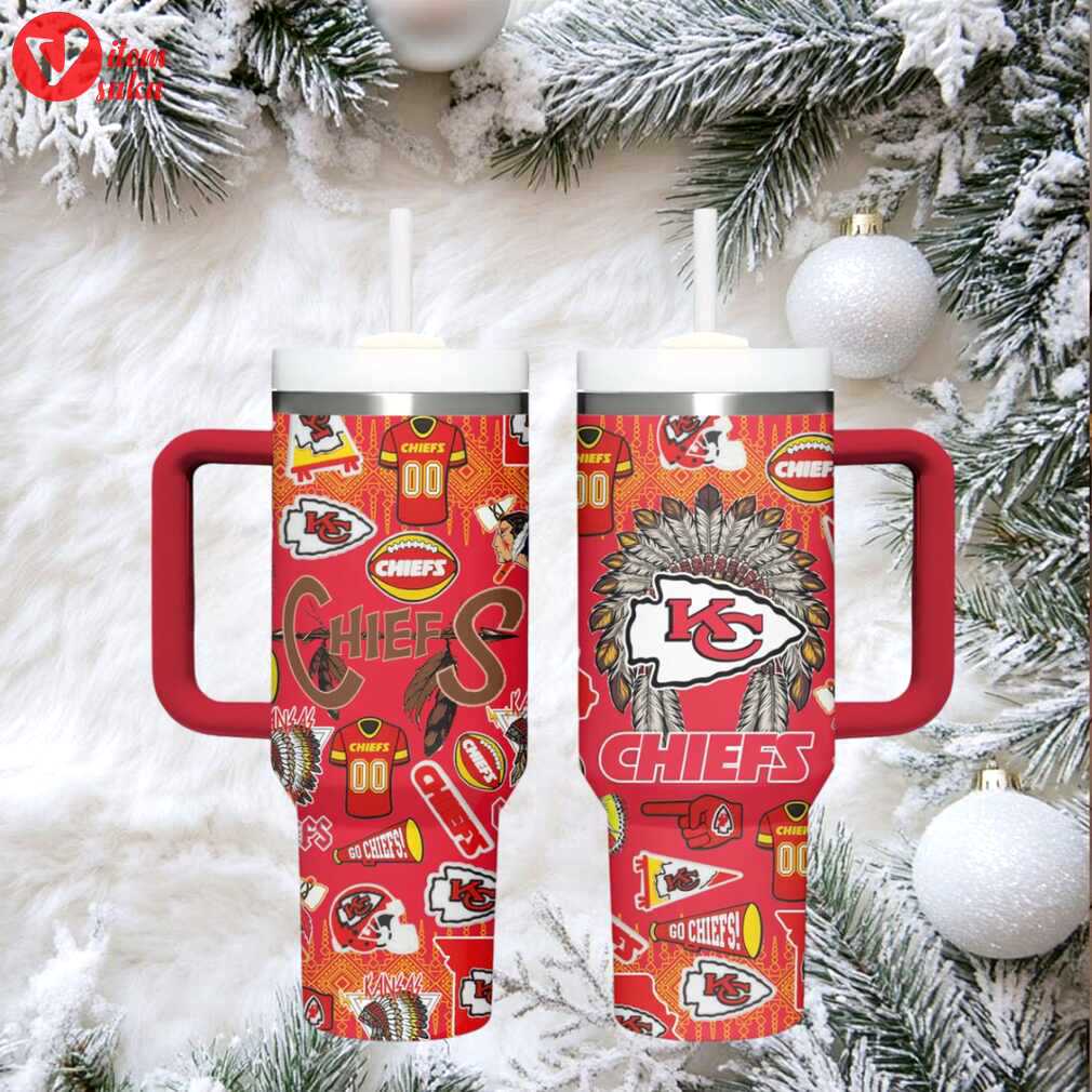 Kc chiefs ultimate football custom stanley game day stainless steel tumbler 40oz or 30oz