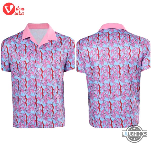 Ken barbie costume movie 2023 halloween cosplay hawaiian shirt and shorts new