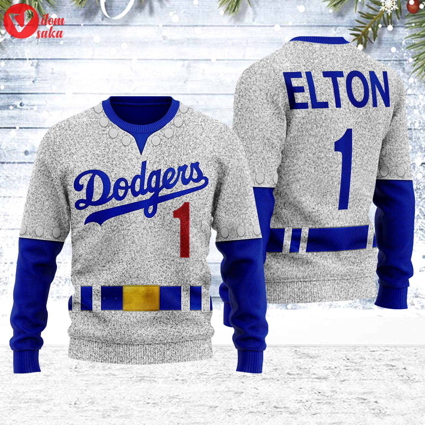 Lad baseball player christmas sweater – stormmerch exclusive