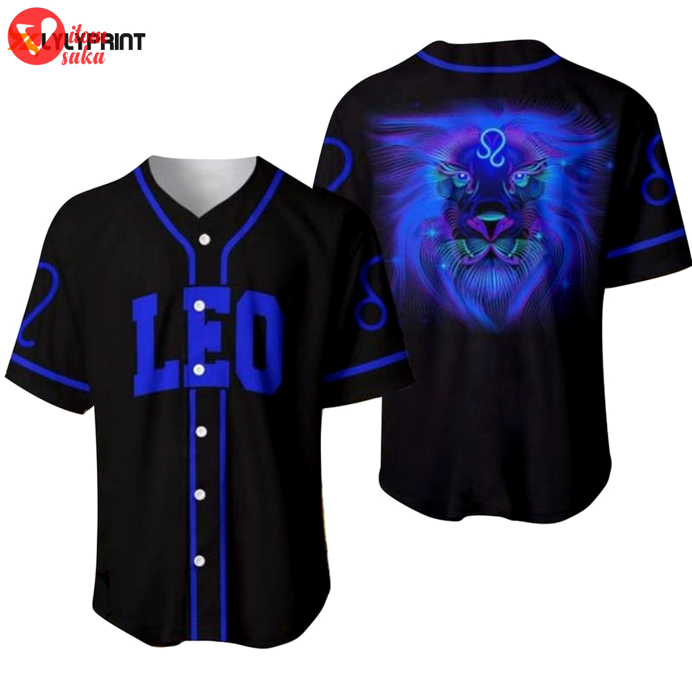 Leo zodiac baseball jersey