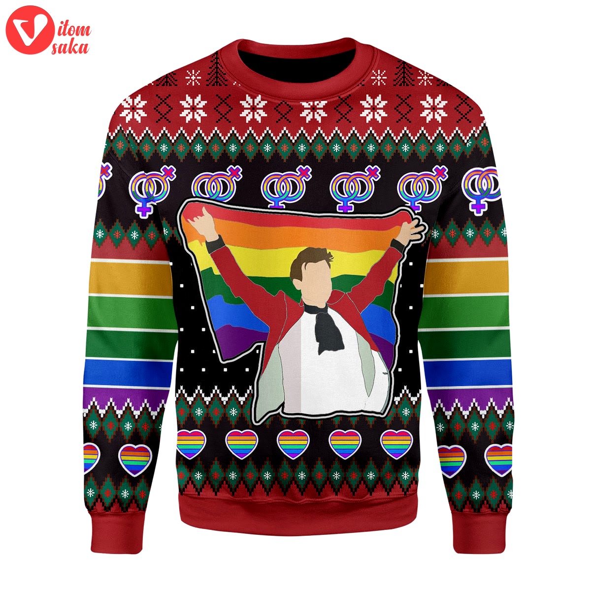 Lgbt harry christmas sweater – stormmerch exclusive
