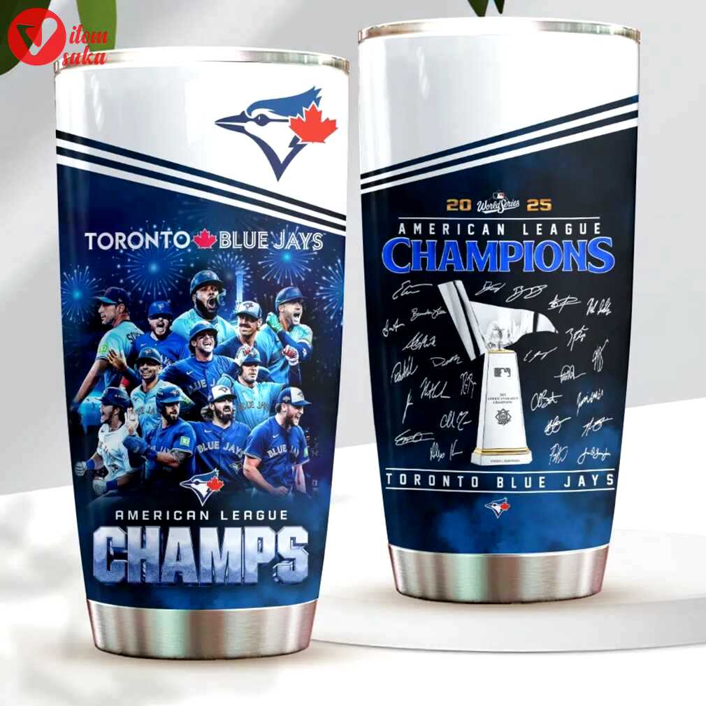 Limited edition 2025 blue jays american league champions tumbler