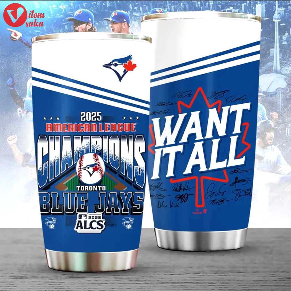 Limited edition blue jays 2025 alcs champions commemorative tumbler