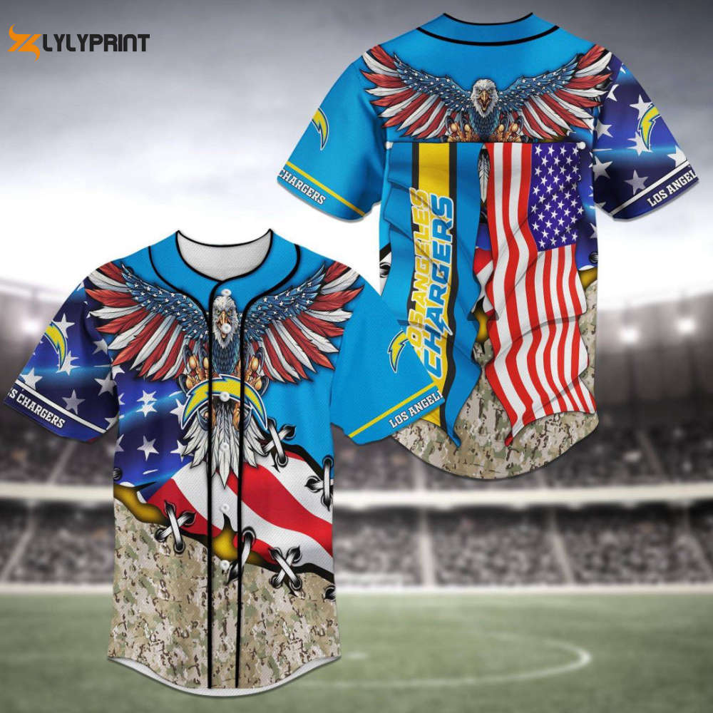 Los angeles chargers baseball jersey: authentic team gear for die-hard fans