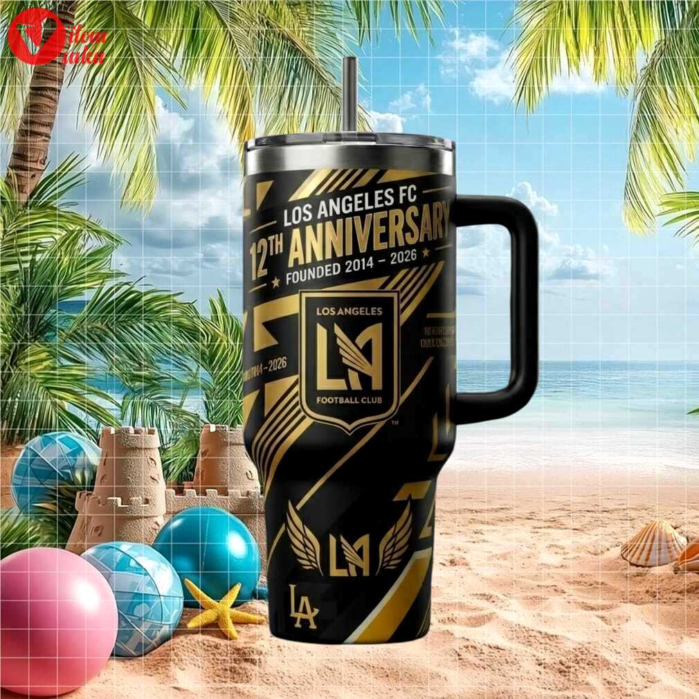 Los angeles fc lafc 12th anniversary 2014 2026 stainless steel tumbler