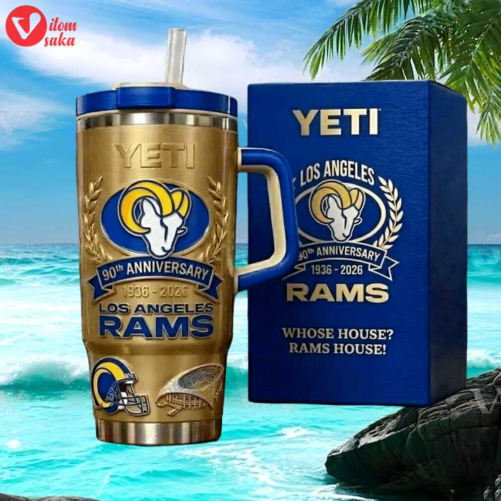 Los angeles rams 90th anniversary 1936 2026 commemorative gold edition tumbler