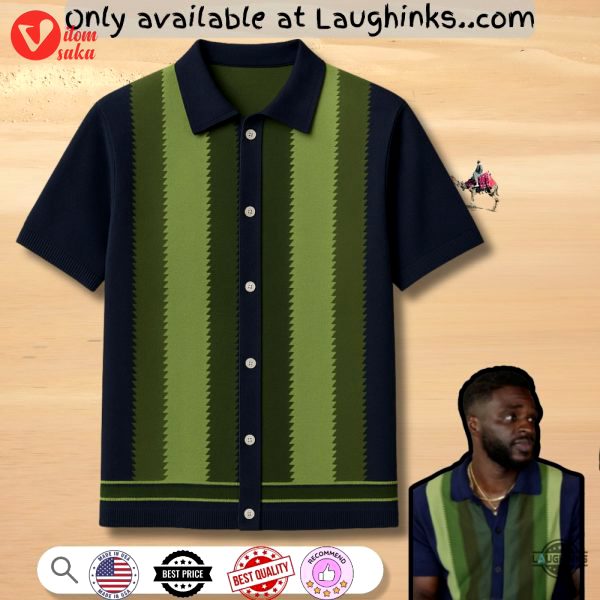 Love hotel striped white jacquard textured hawaiian shirt