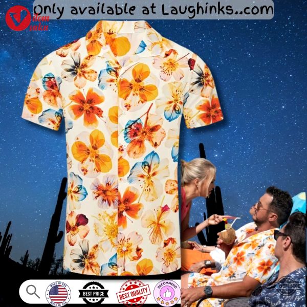 Luke bryan replica orlebar brown hibbert oshibana hawaiian shirt on american idol season 23