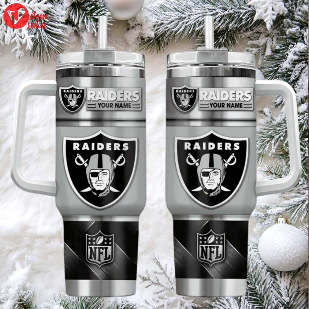 Lv raiders custom stanley cup 40oz. stainless steel travel tumbler with handle