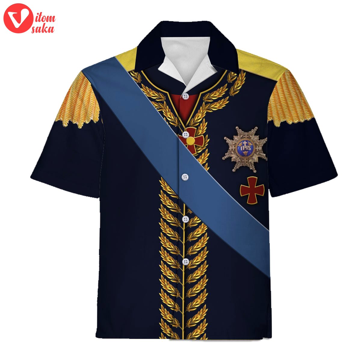 Marshal general in napoleonic war hawaiian shirt – stormmerch exclusive