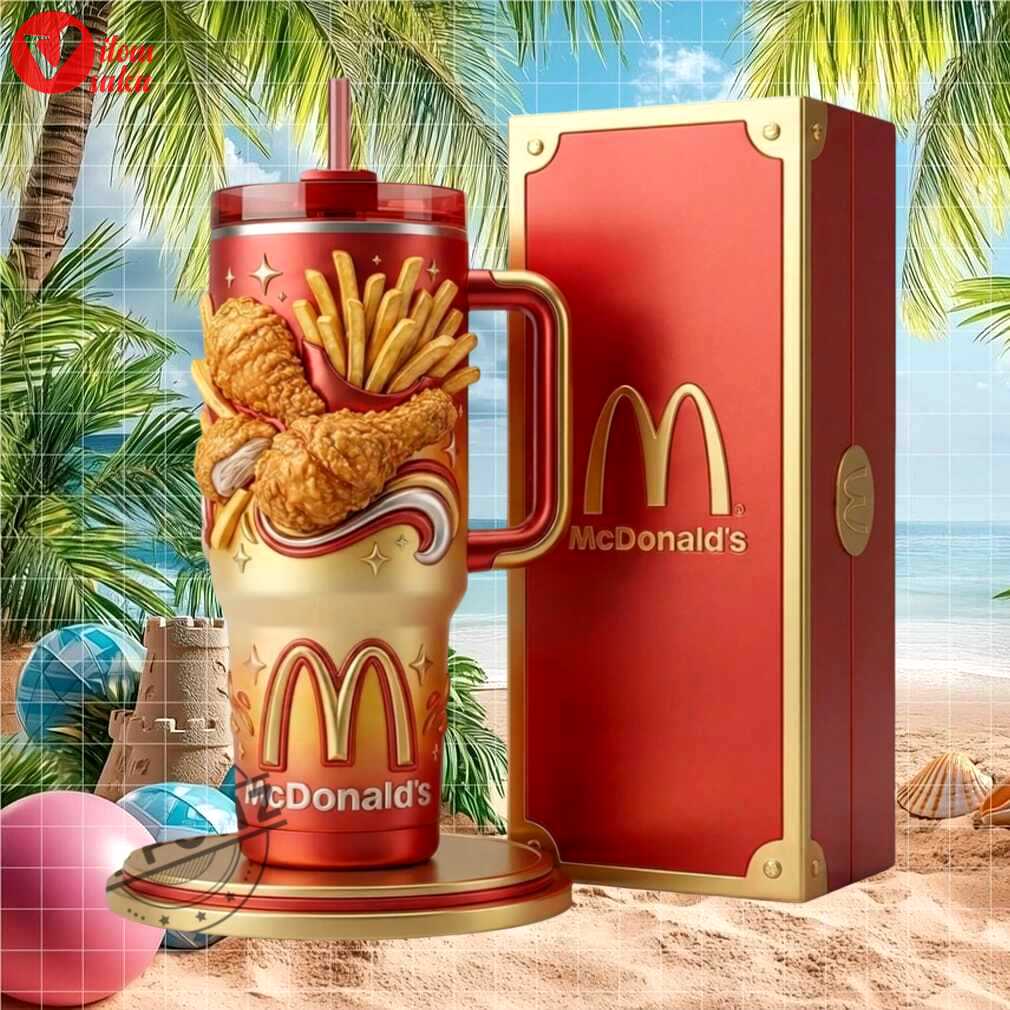 Mcdonald’s limited edition 3d fried chicken and fries 40oz tumbler