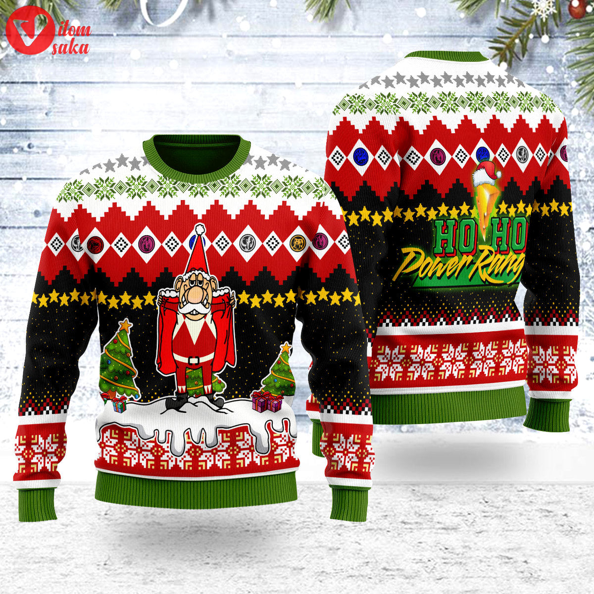 Merry christmas hoho ranger unisex wool sweater – stormmerch exclusive