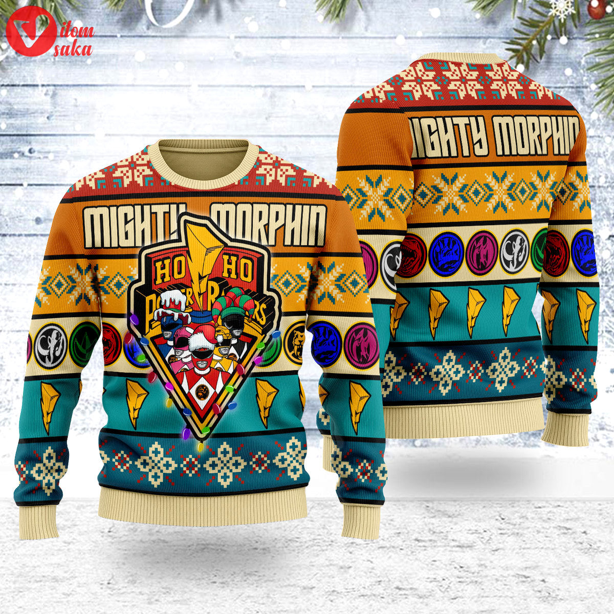 Merry christmas mm hoho rangers unisex wool sweater – stormmerch exclusive