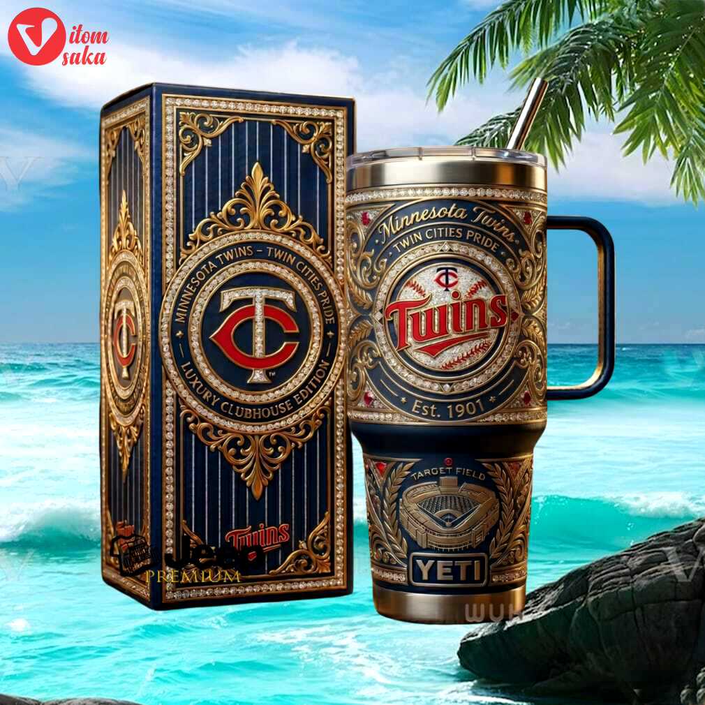 Minnesota twins luxury clubhouse edition target field 20oz gift for baseball fans stainless steel insulated tumbler