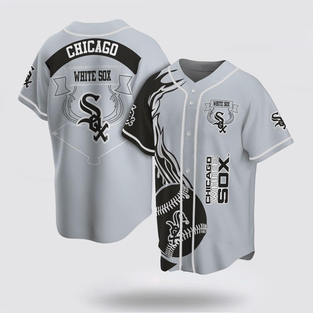 Mlb chicago white sox baseball jersey classic for fans jersey