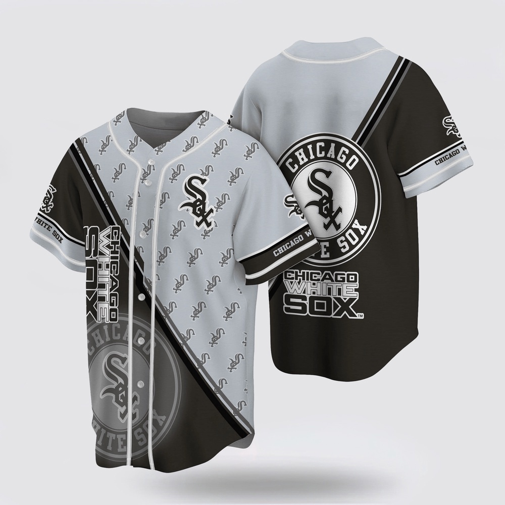 Mlb chicago white sox baseball jersey straightforward design for fans jersey