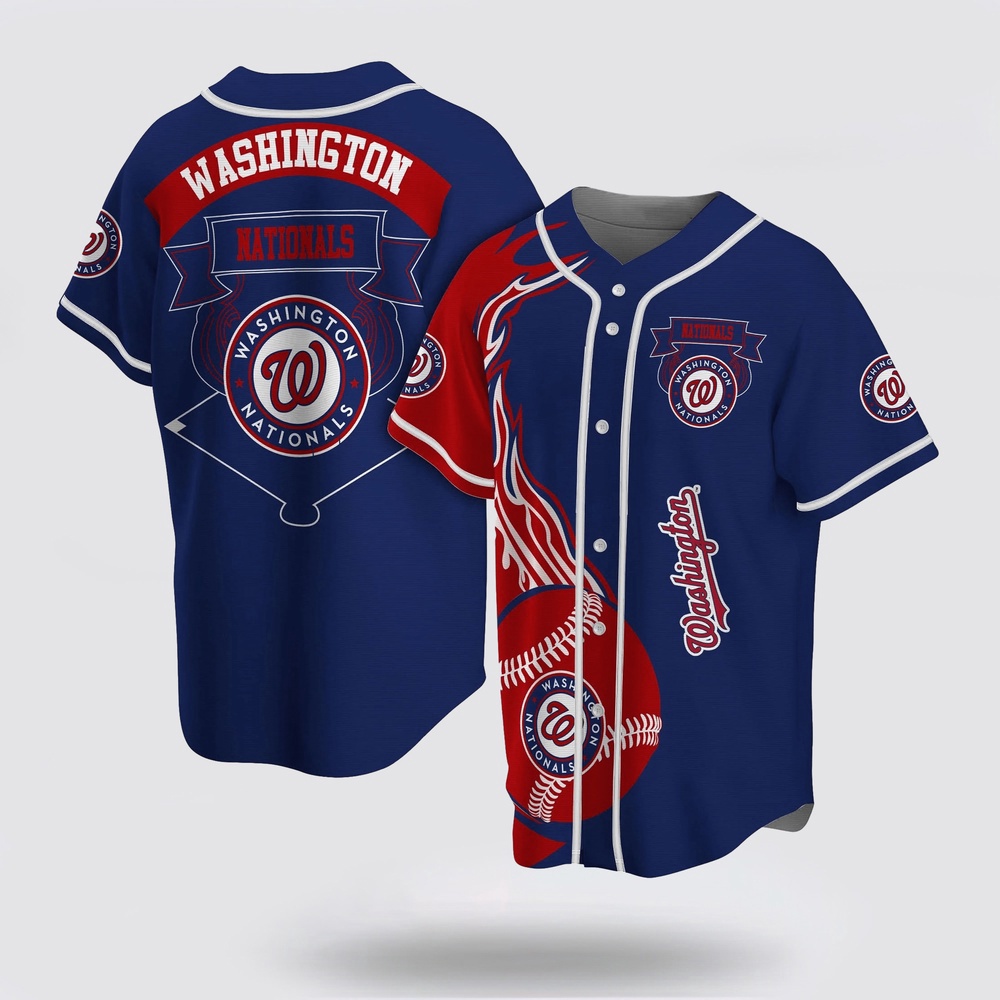 Mlb washington nationals baseball jersey classic design for fans jersey