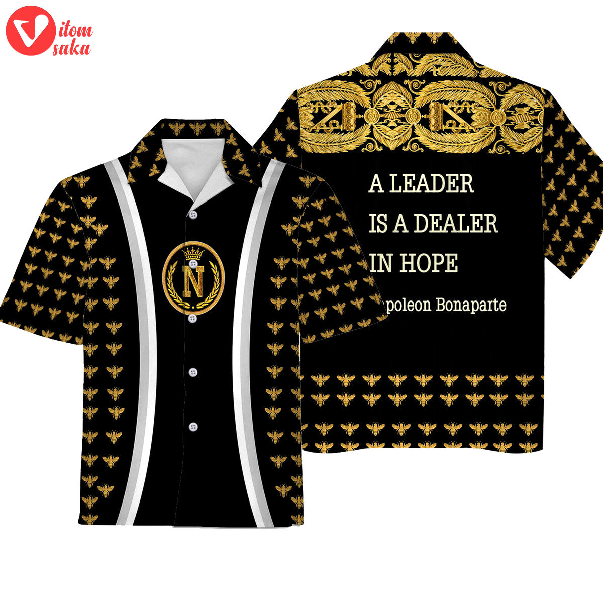 Napoleon bonaparte a leader is a dealer in hope hawaiian shirt – stormmerch exclusive