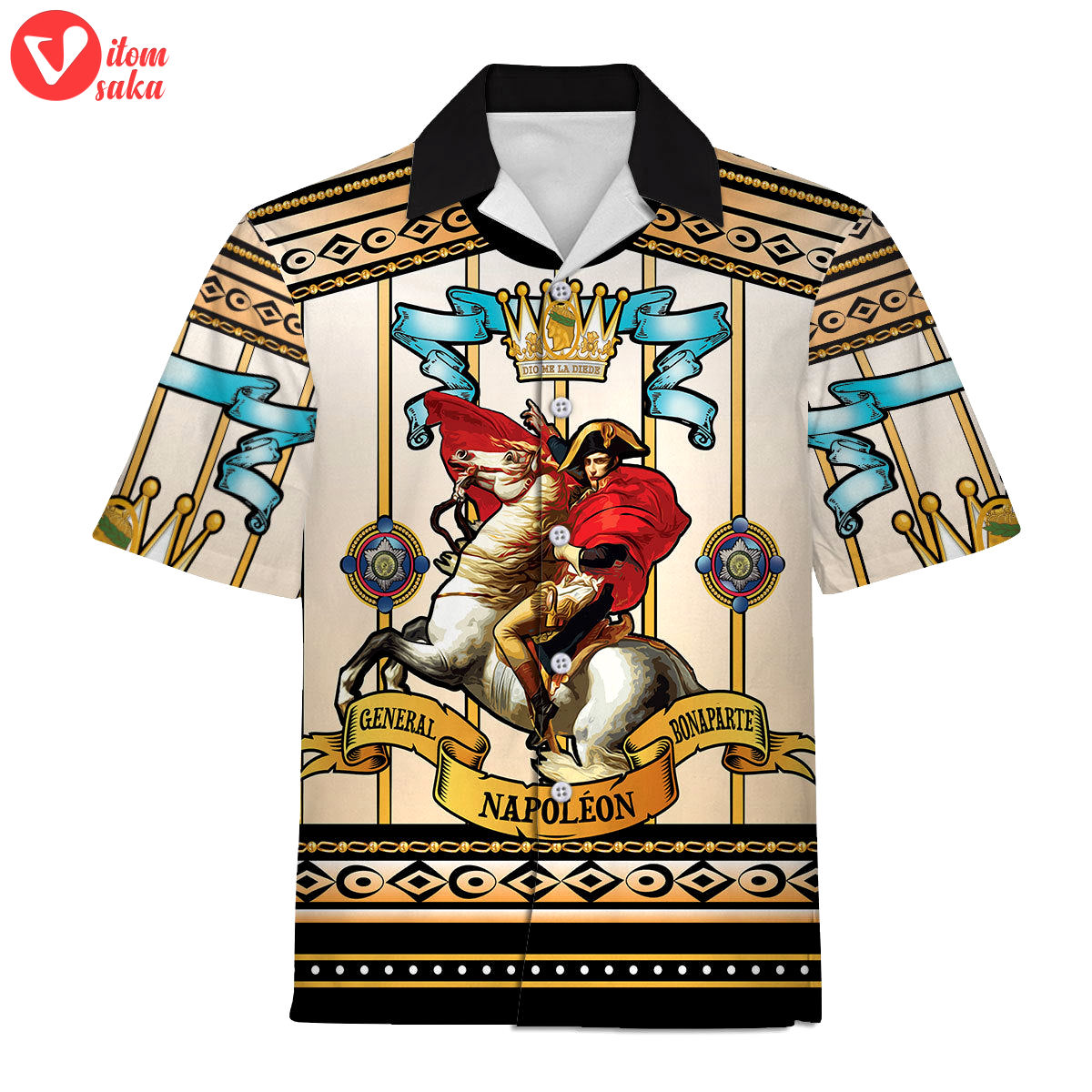 Napoleon crossing the alps hawaiian shirt – stormmerch exclusive