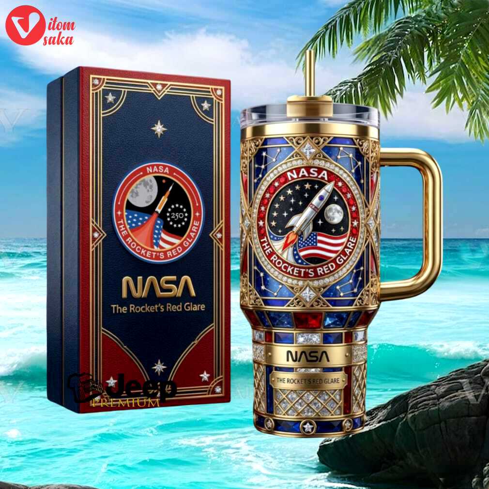Nasa the rocket’s red glare 250th anniversary commemorative tumbler