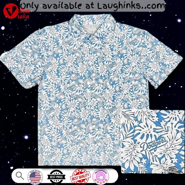 New 2023 los angeles dodgers luau night hawaiian shirt reprinted