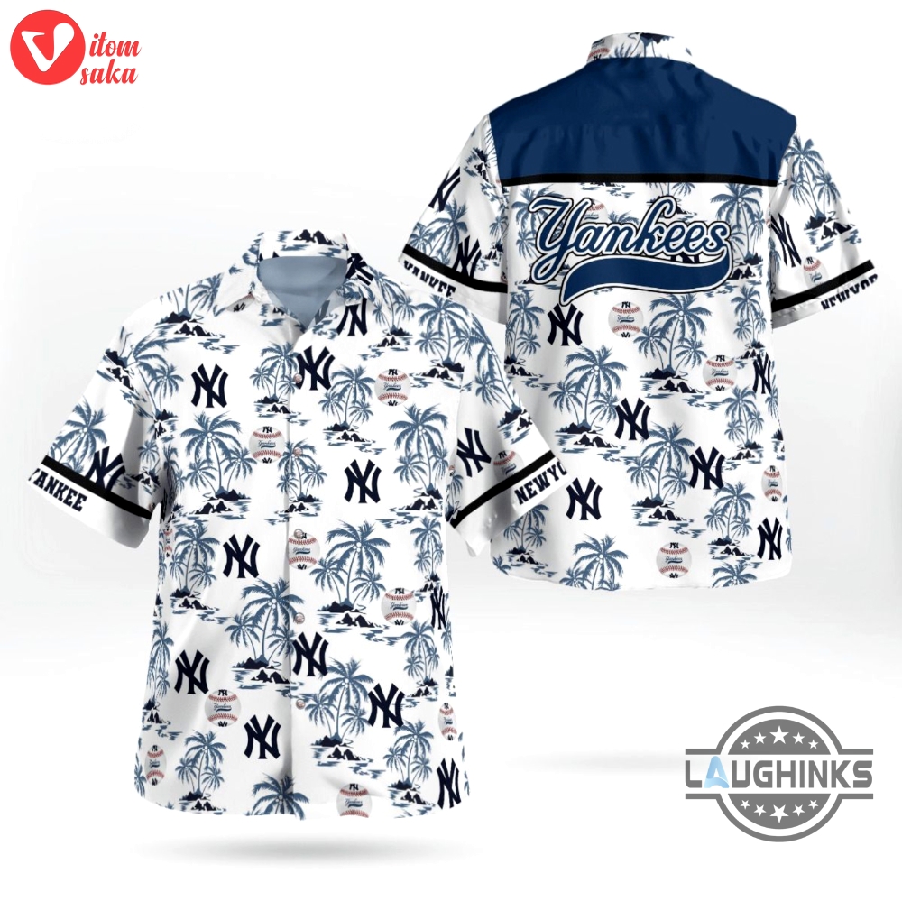 New york yankees hawaiian shirt ny yankees hawaiian shirt mlb hawaiian shirts