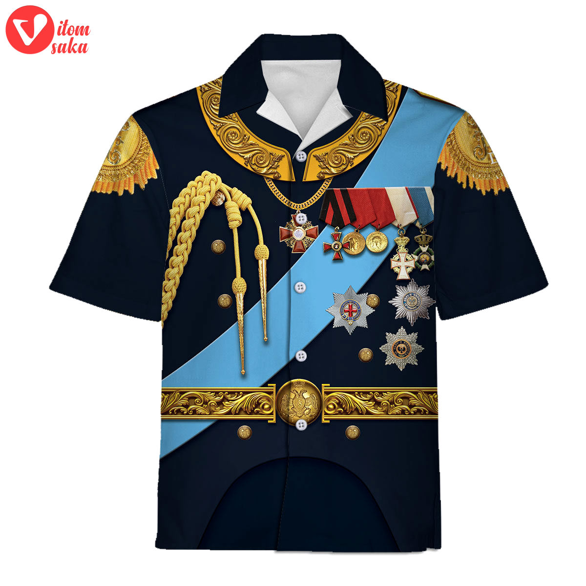 Nicholas ii of russia hawaiian shirt 3d shirt for unisex – stormmerch exclusive