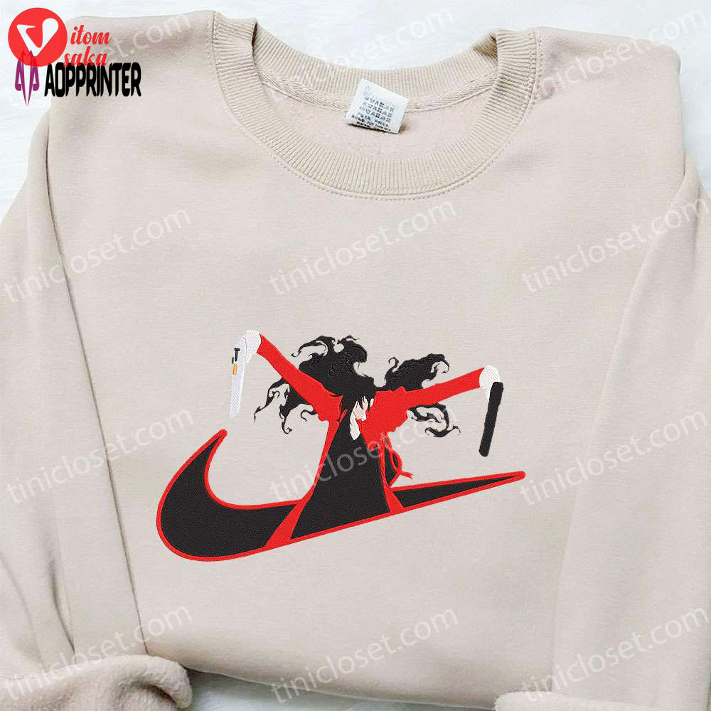 Nike x alucard anime sweatshirt: hellsing embroidered hoodie perfect family birthday gift