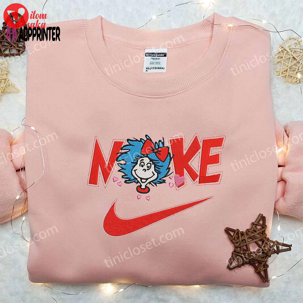 Nike x dr seuss embroidered shirt: cat in the hat custom design