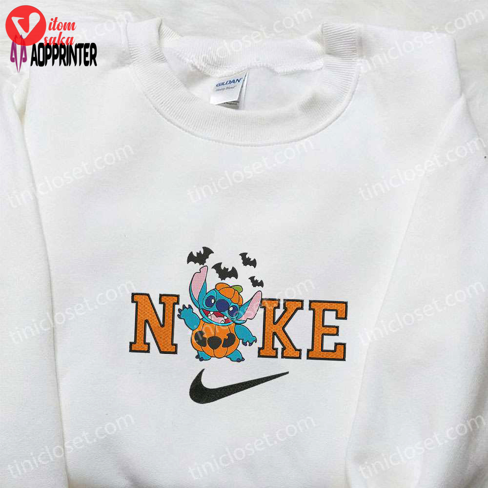 Nike x halloween pumpkin stitch hoodie: disney characters & custom embroidered sweatshirt