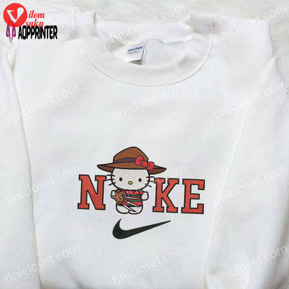 Nike x hello kitty freddy krueger sweatshirt spirit halloween t-shirt & hoodie