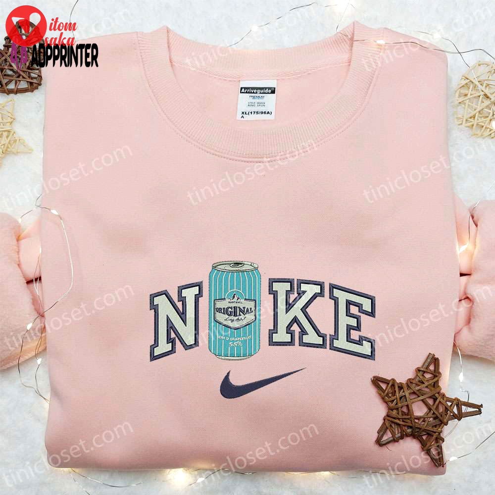 Nike x original bottle embroidered sweatshirt & shirt: perfect gift ideas with favorite drink designs